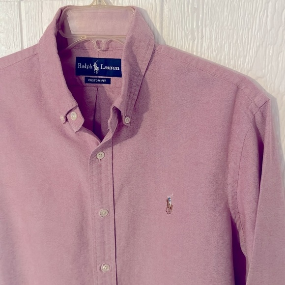 Ralph Lauren Custom Fit long sleeve button down size medium - Picture 1 of 6